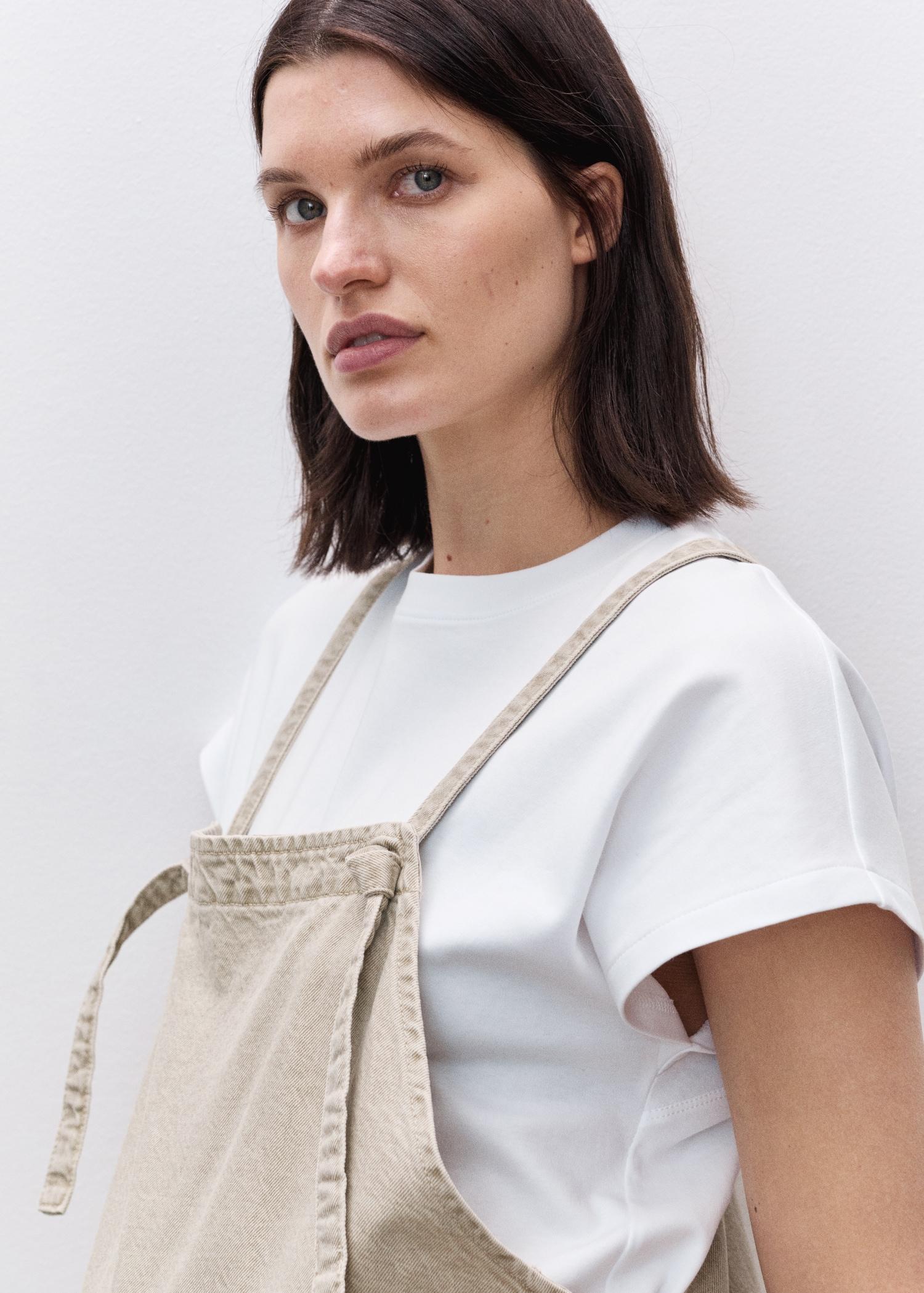 Maternity denim dungarees - Women | MANGO USA Product Image