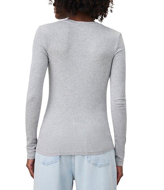 Splendid Valley Ribbed V-Neck Tee Product Image