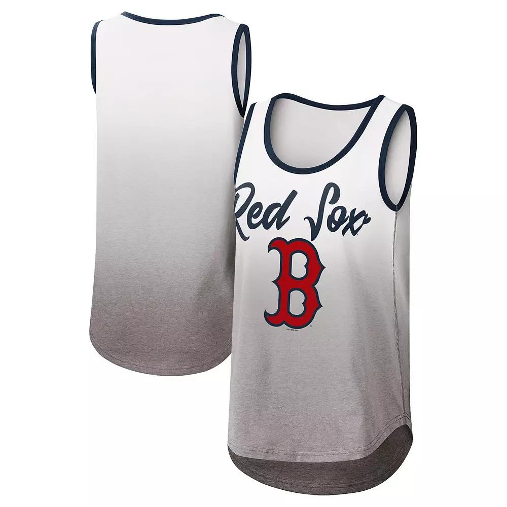 Women's G-III 4Her by Carl Banks White Boston Red Sox Logo Opening Day Tank Top,  Product Image