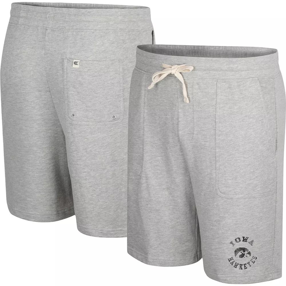 Men's Colosseum Heather Gray Texas Longhorns Love To Hear This Terry Shorts,  Product Image