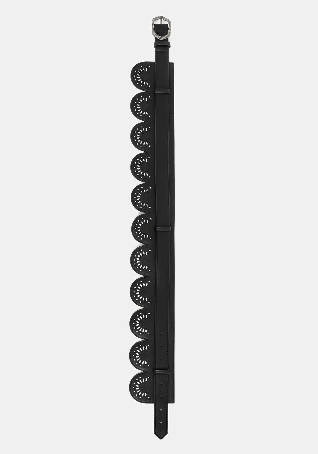 Atha Witches Knot Scallop Cut Out Waist Belt Product Image