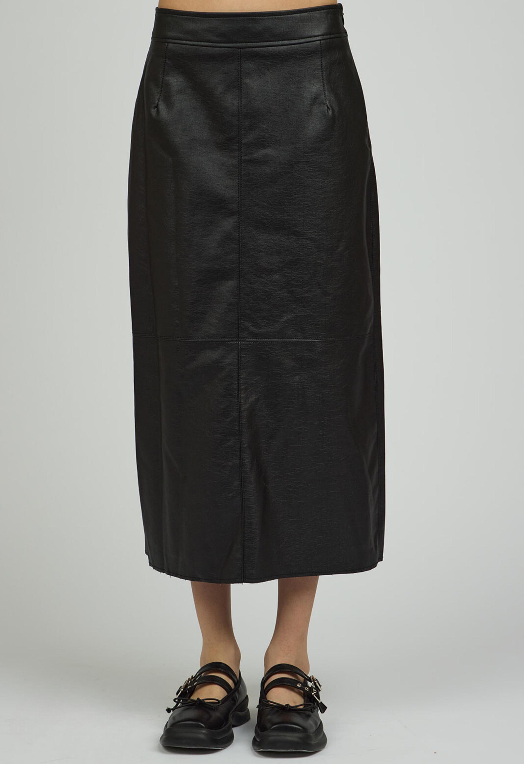 Stacy Vegan Leather Skirt Product Image