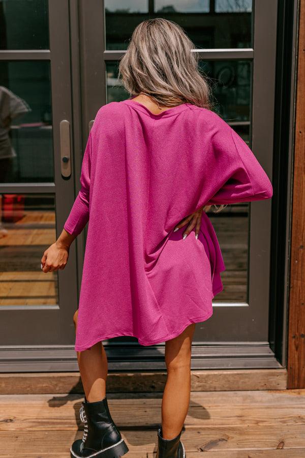 Endless Sophistication Tunic In Fuchsia Product Image