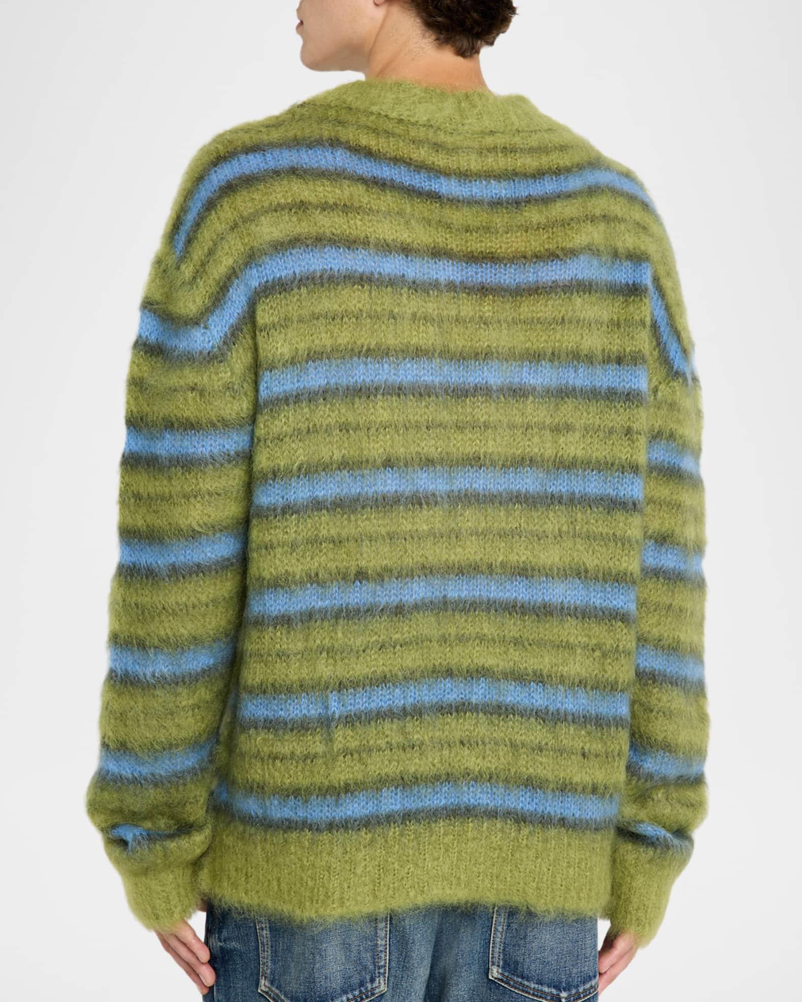 Men's Mohair Striped Sweater Product Image