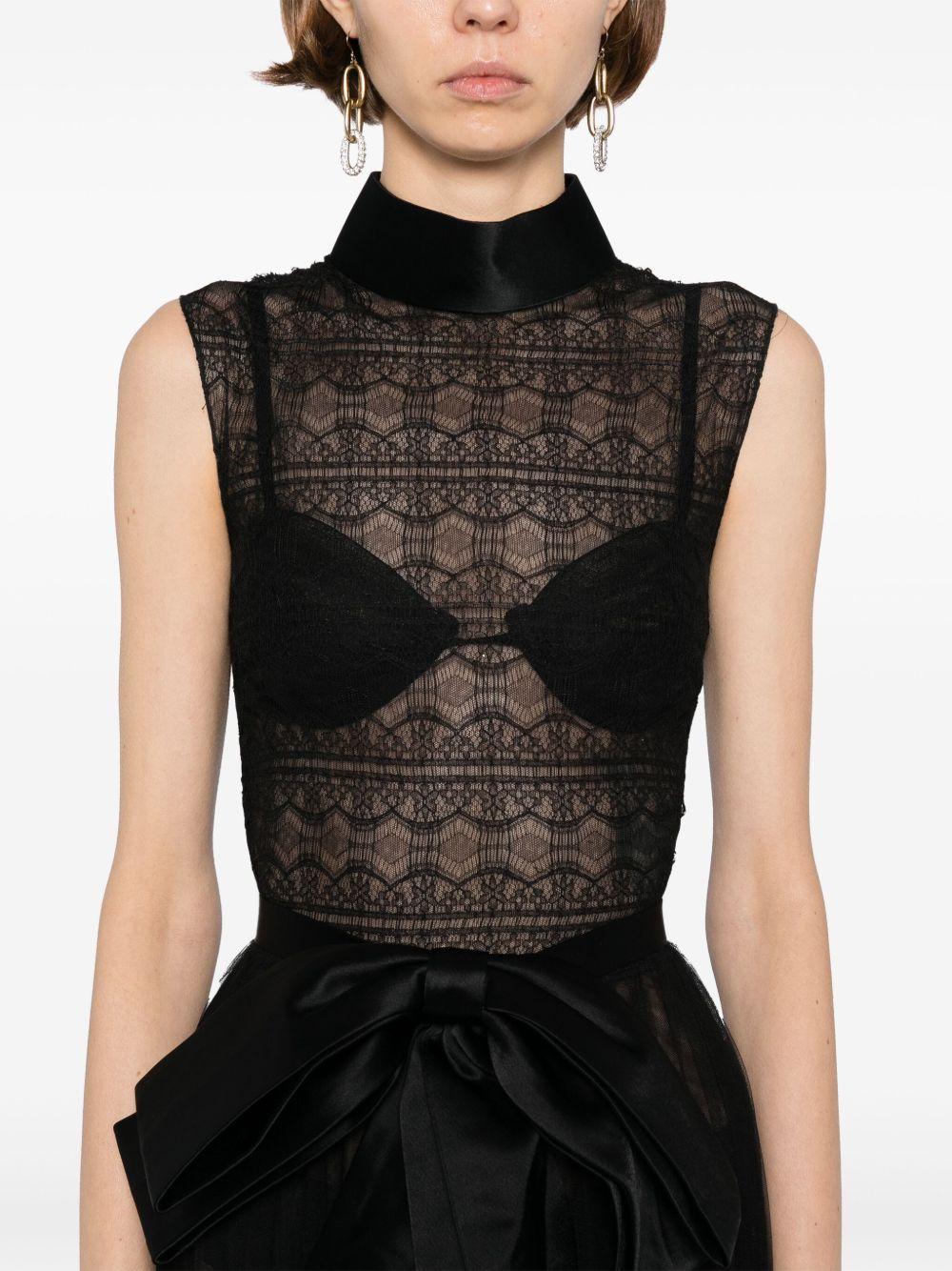 lace sleeveless dress Product Image