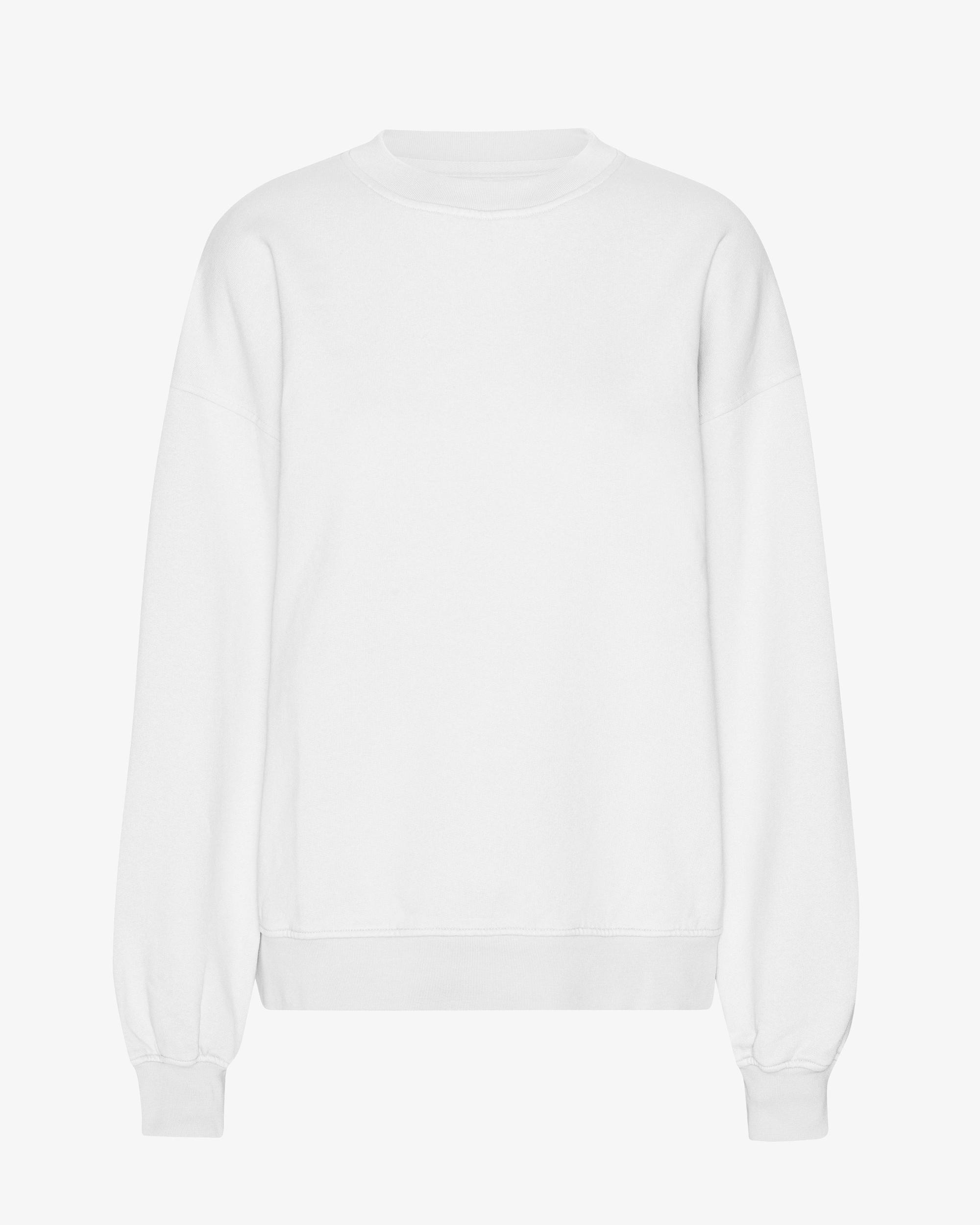 Organic Oversized Crew - Optical White Product Image