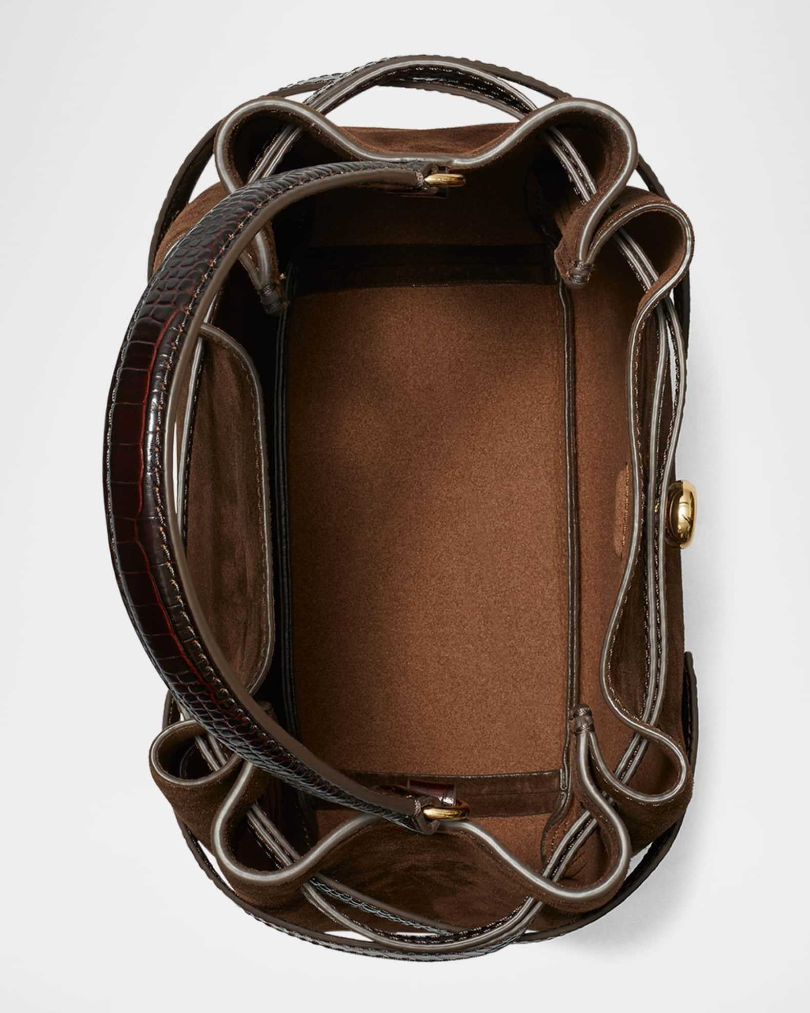 Romy Suede Belted Bucket Bag Product Image