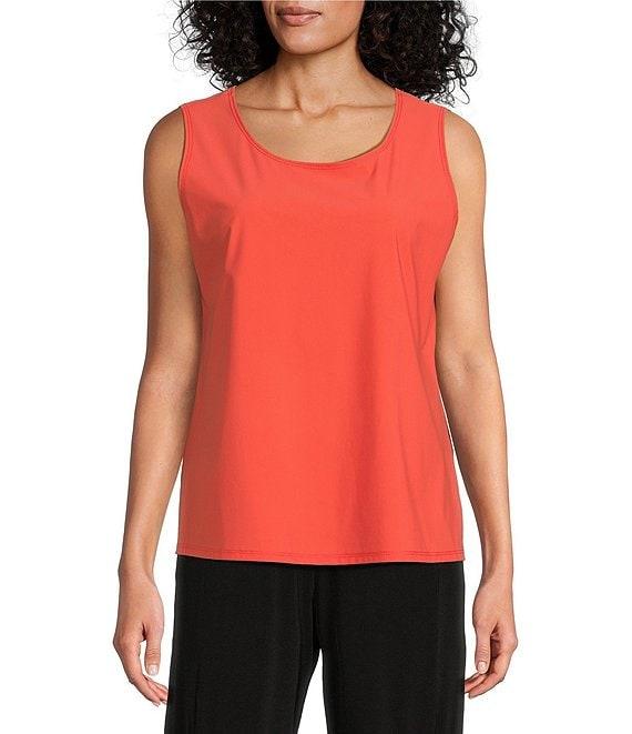 IC Collection Prada Knit Scoop Neck Sleeveless Tank Product Image