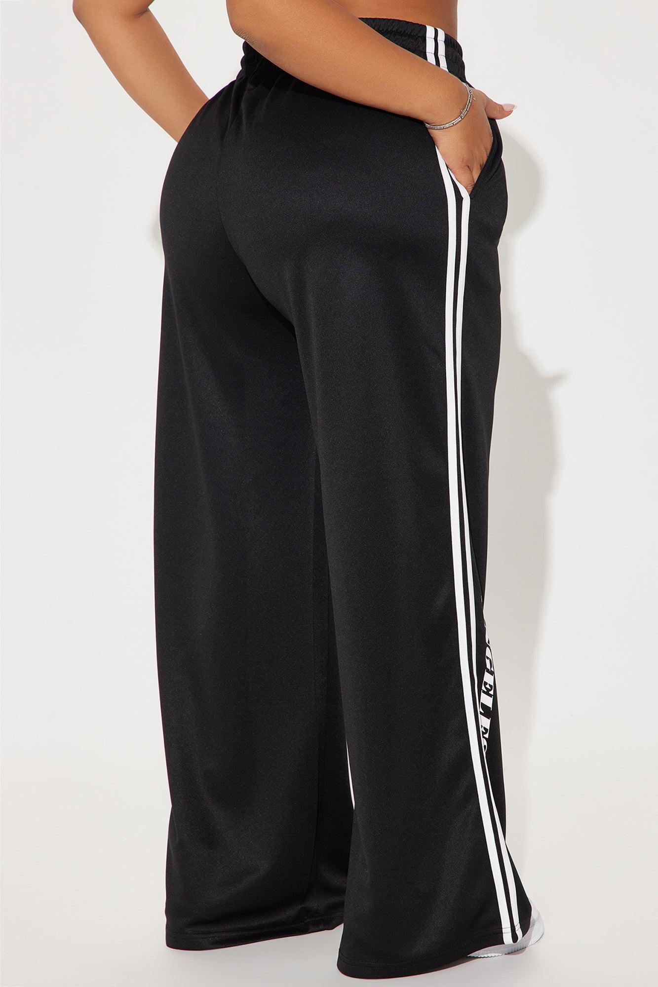 Lakers Halftime Wide Leg Pant - Black Female Product Image