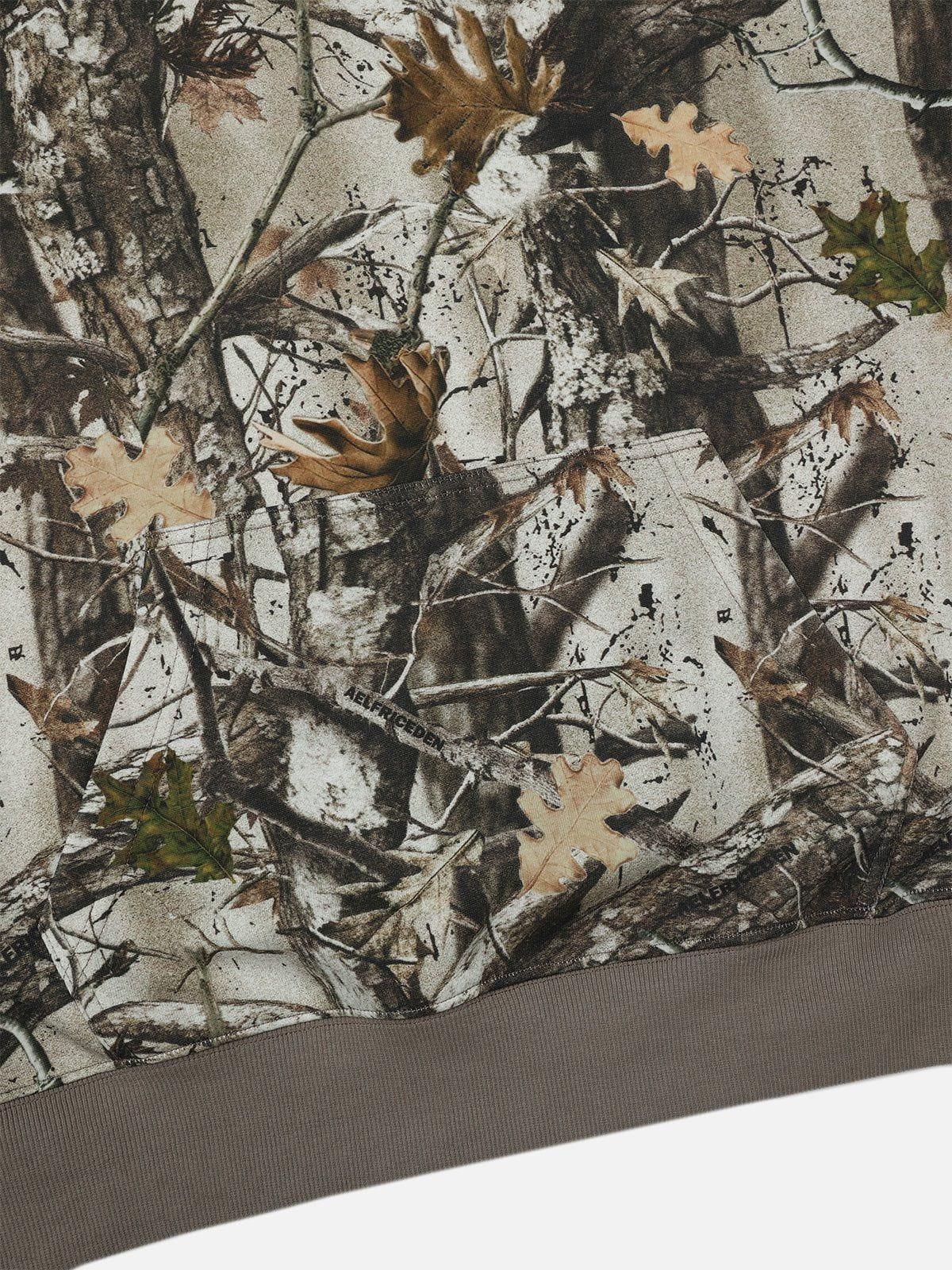 Aelfric Eden Oversized Camo Hoodie Product Image