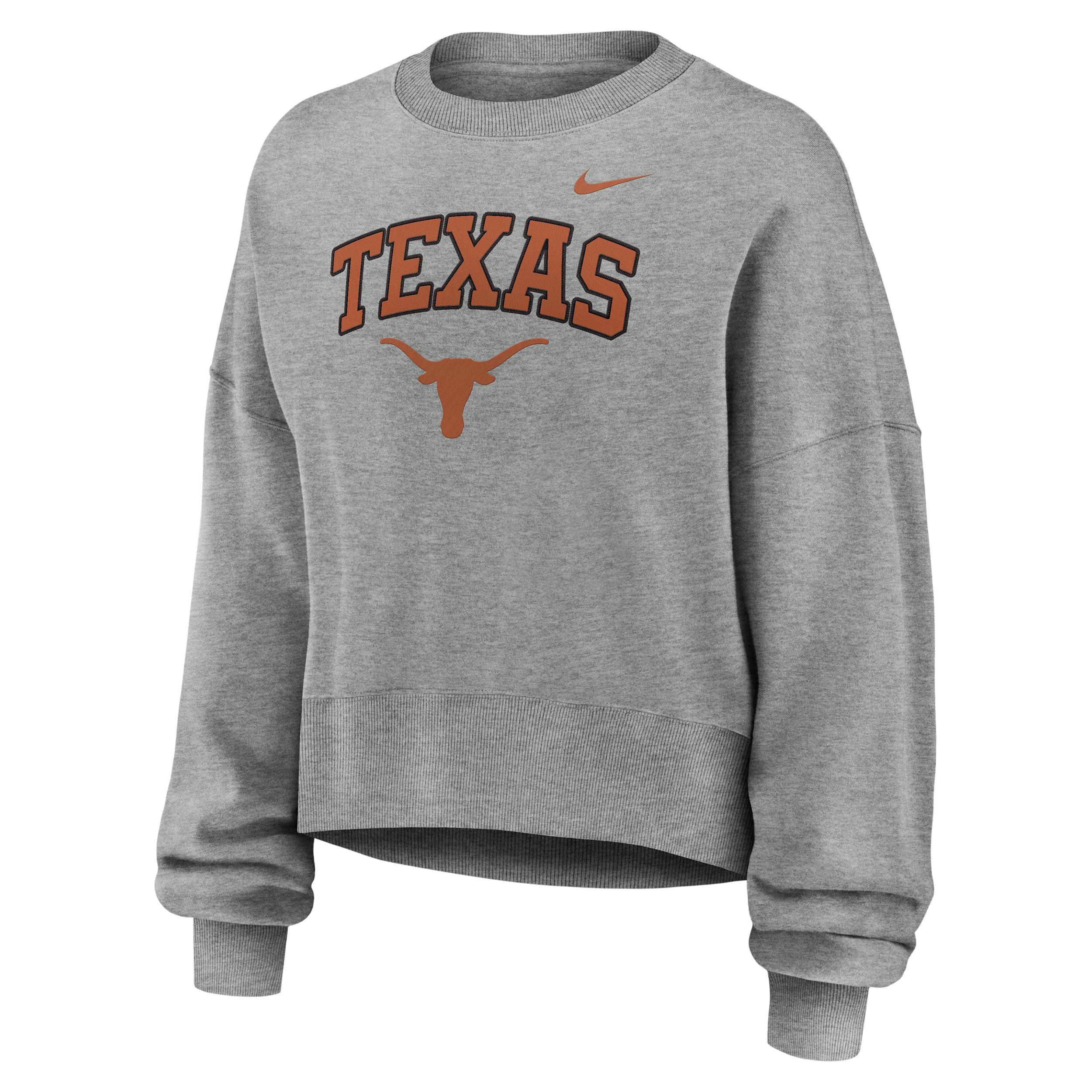 Texas Phoenix Arch Nike Womens College Pullover Crew | 01D706GTXE-Y48 Product Image