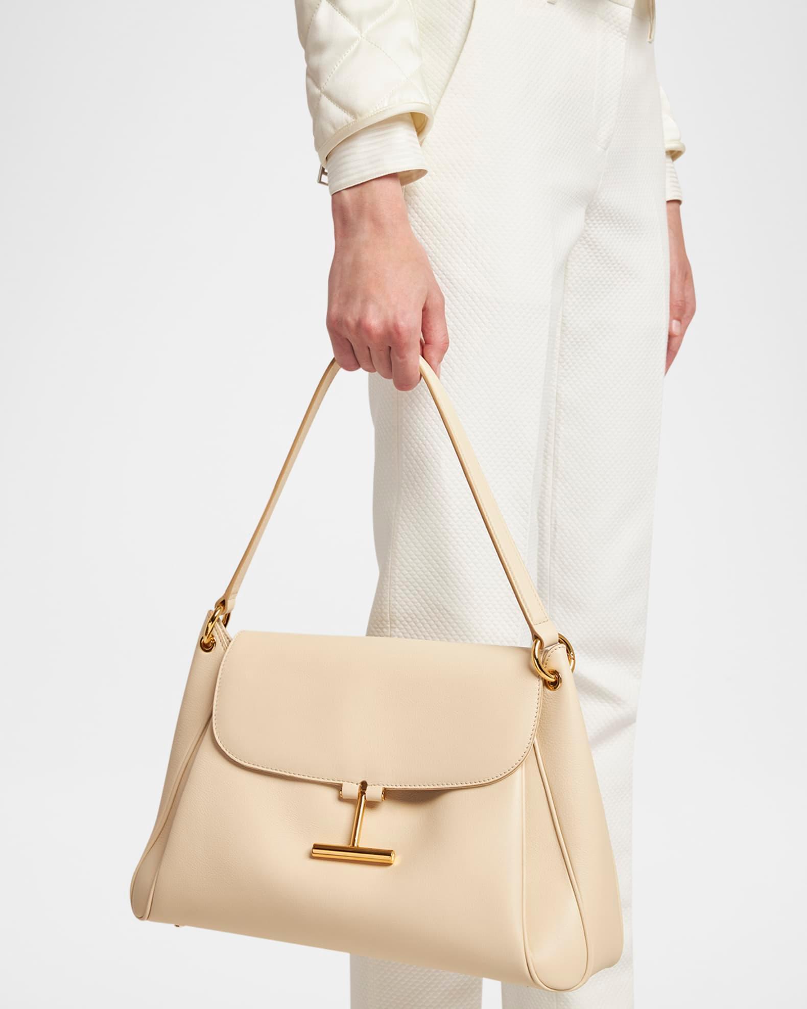 Tara Small Shoulder Bag in Grain Leather  Product Image