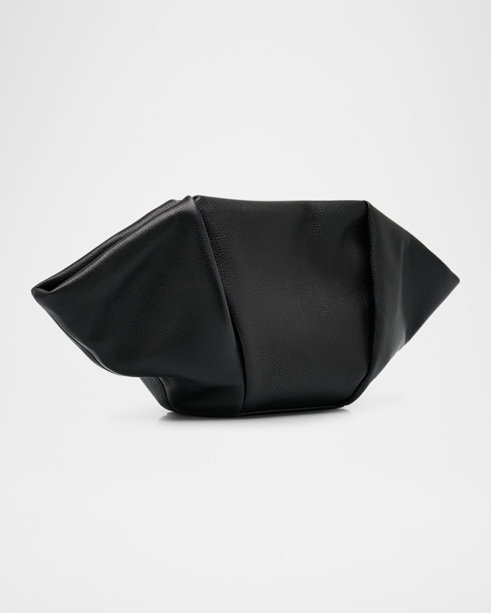 Grained Leather Clutch Bag Product Image