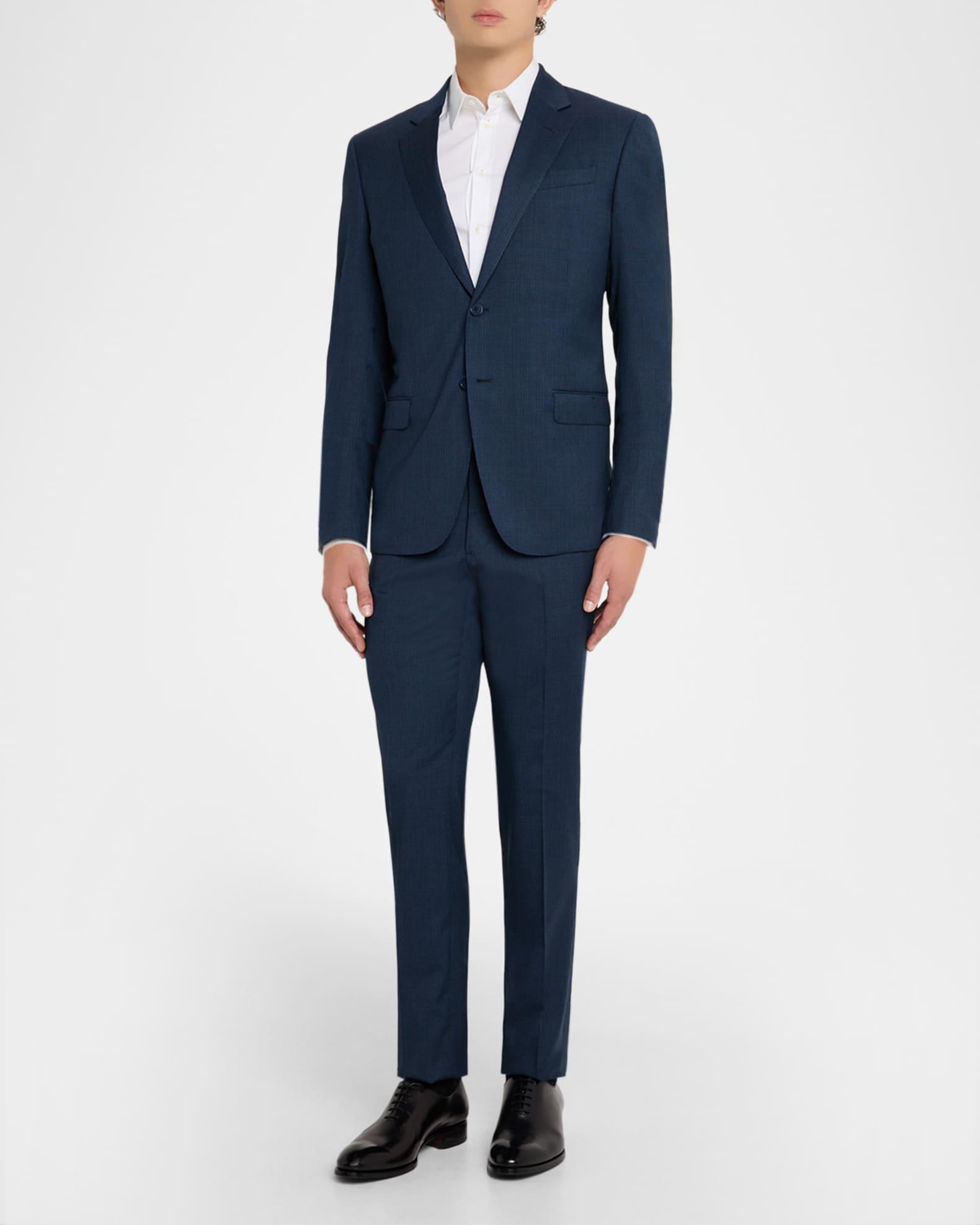 Men's Wool Micro-Houndstooth G Line Suit Product Image