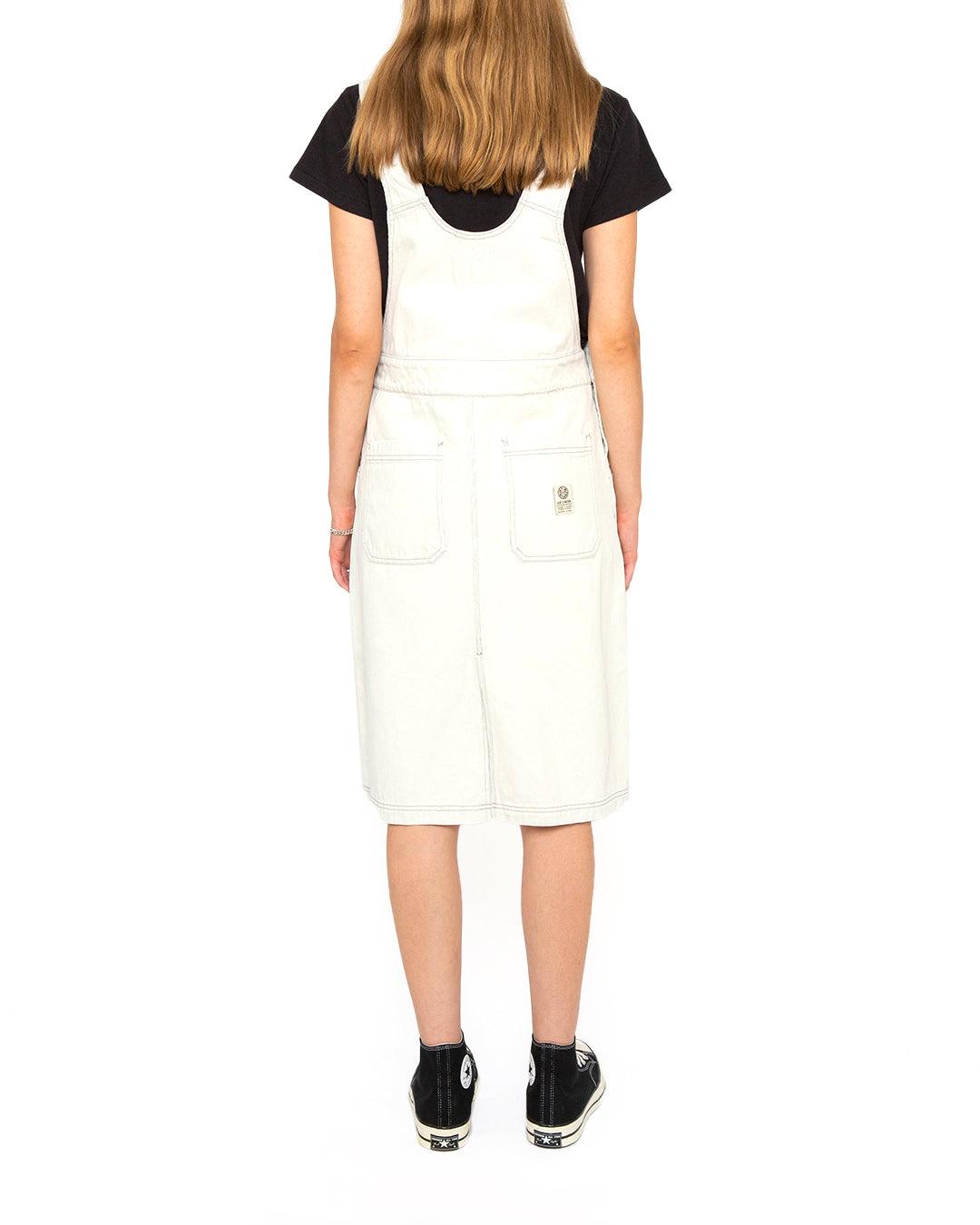 Overall Dress (Relaxed Fit) - Bleached White Product Image