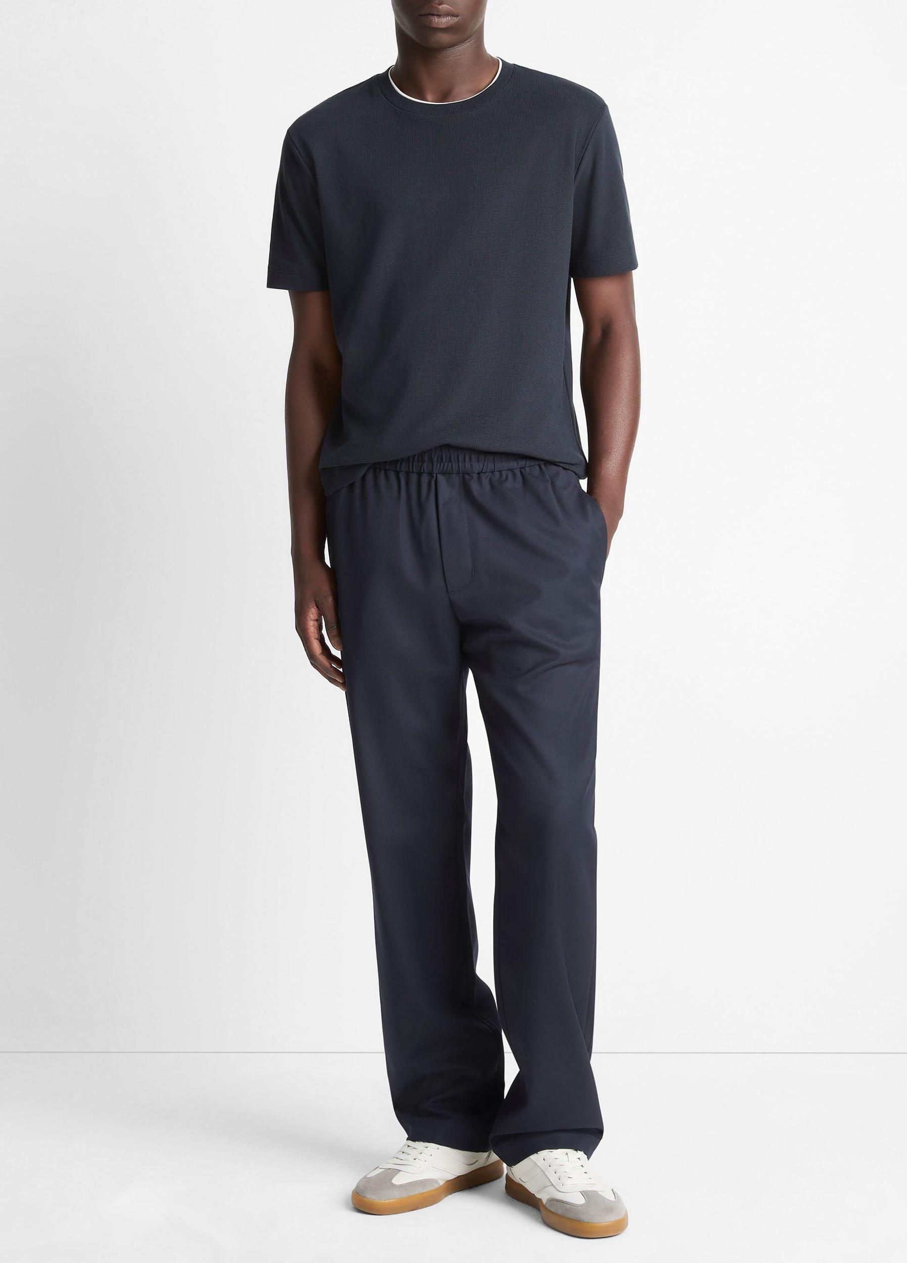 Louie Relaxed Wool-Blend Twill Pant Product Image