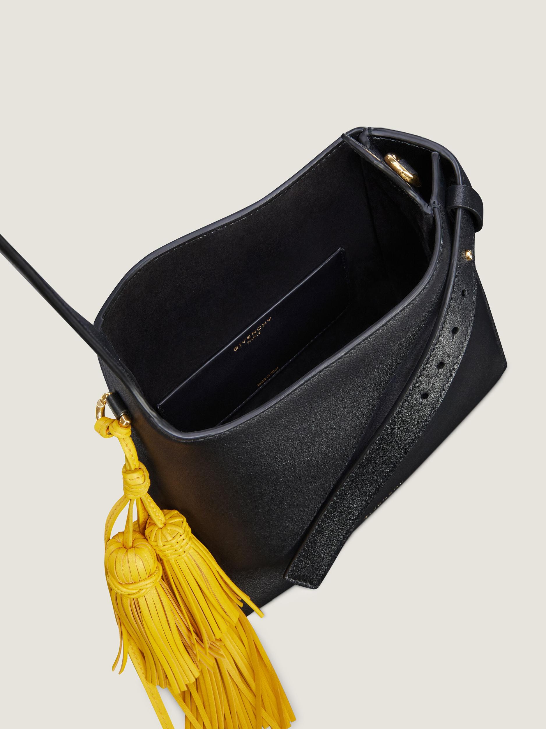 Mini Belted Hobo bag in leather Product Image