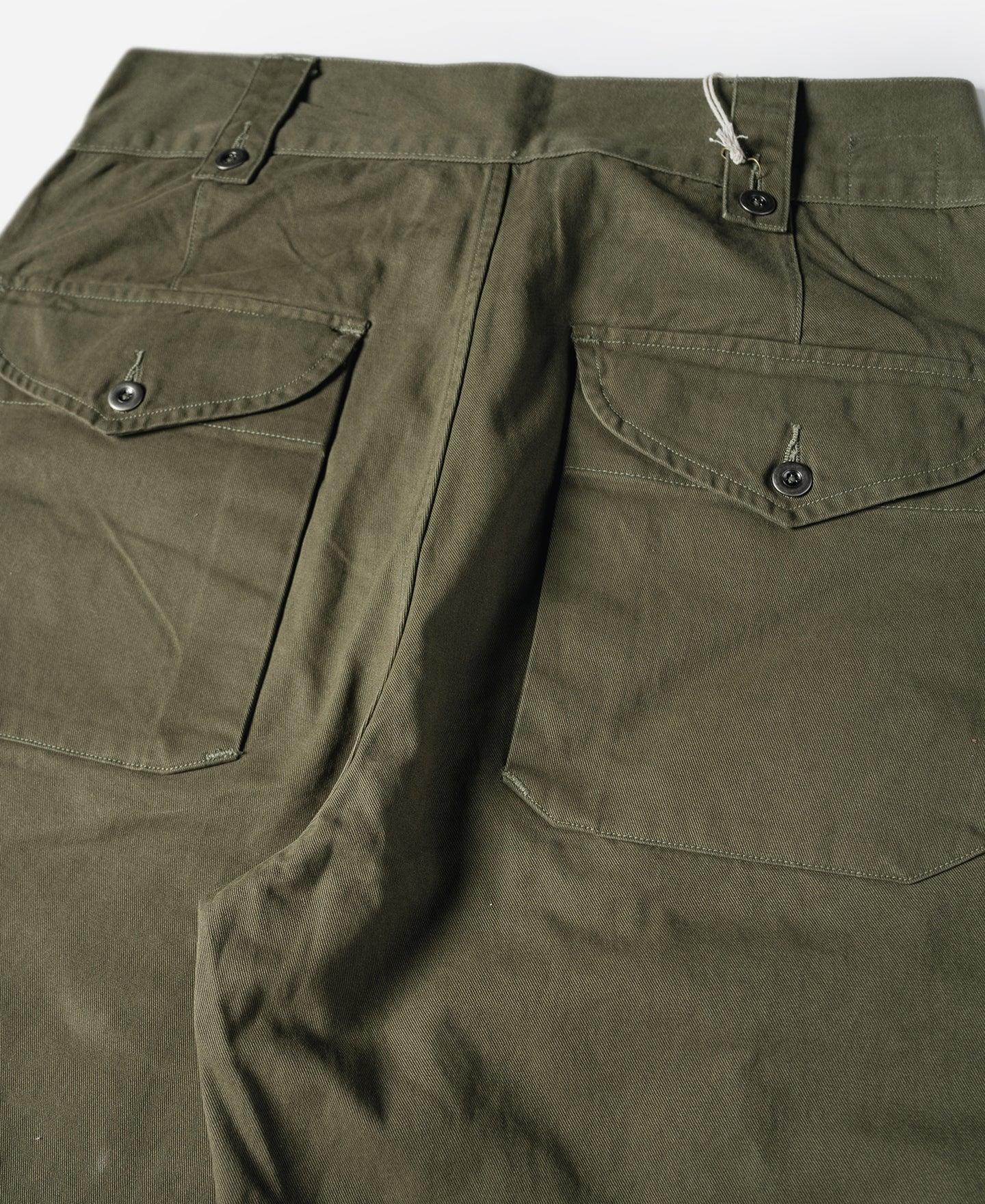 1943 British Army KD & JG Gurkha Bermuda Pants - Olive Product Image