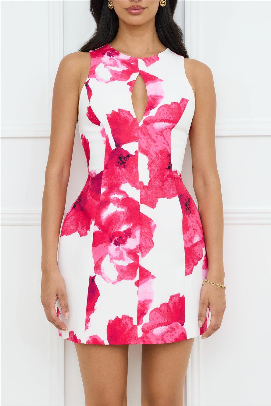 Cherry Sorbet Mini Dress Pink Product Image