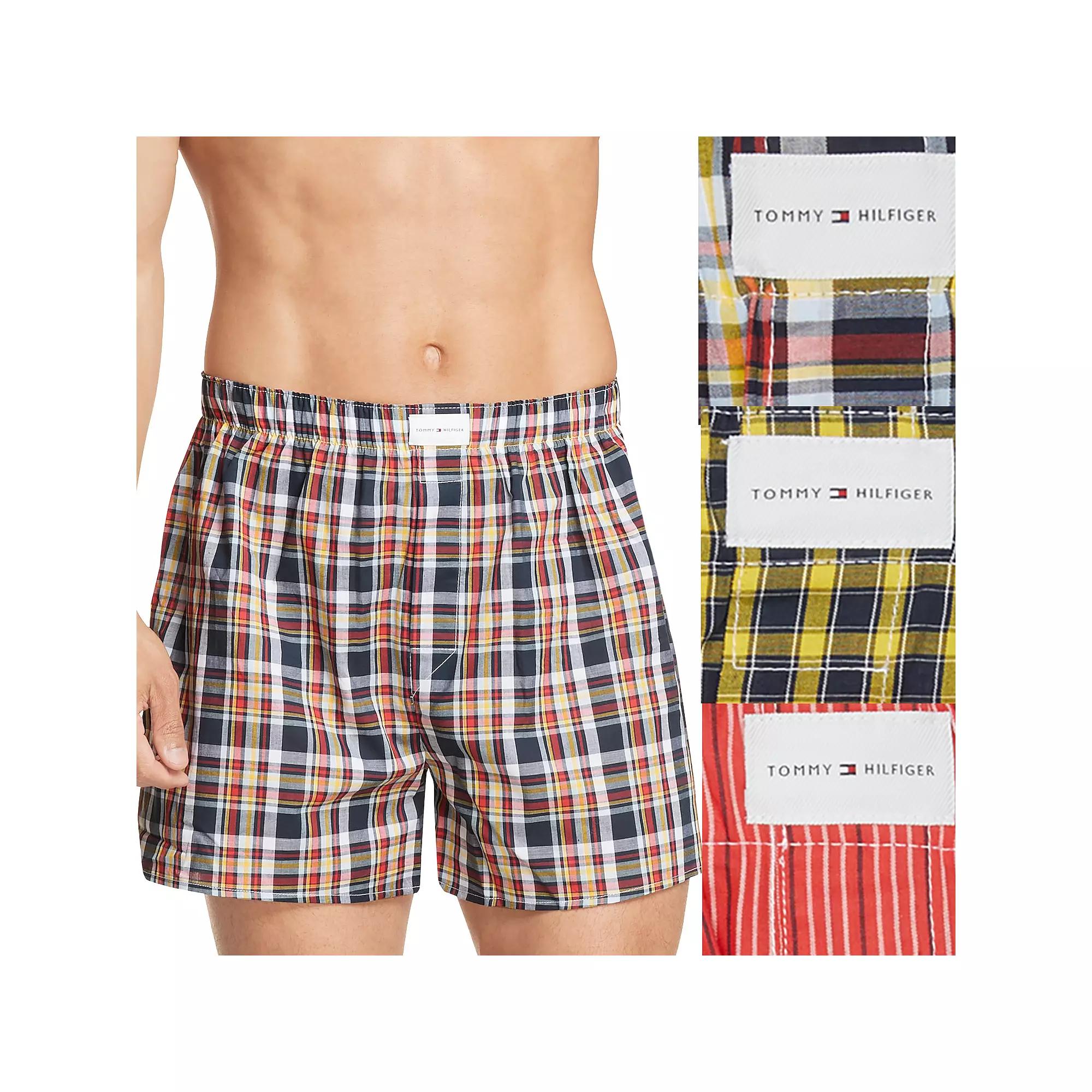 Men's Tommy Hilfiger 3-pack Cotton Classics Woven Boxers,  Product Image