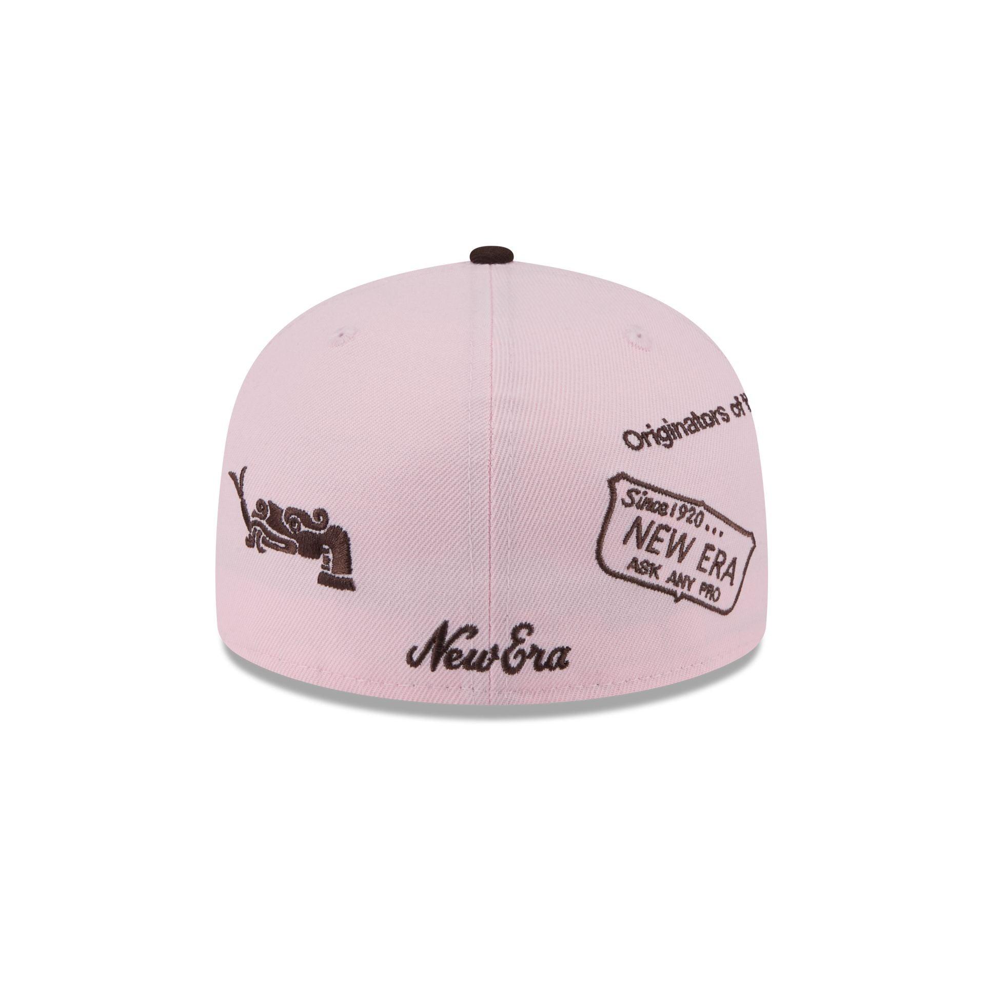 Mexico Baseball New Era Anniversary Logos Pink 59FIFTY Fitted Hat Male Product Image