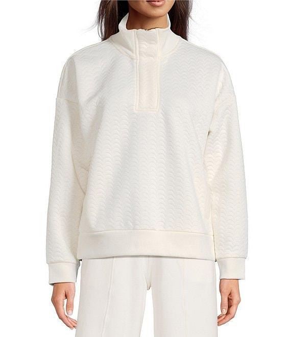 Kinesis Coordinating Half Zip Long Sleeve Quilted Pullover Product Image