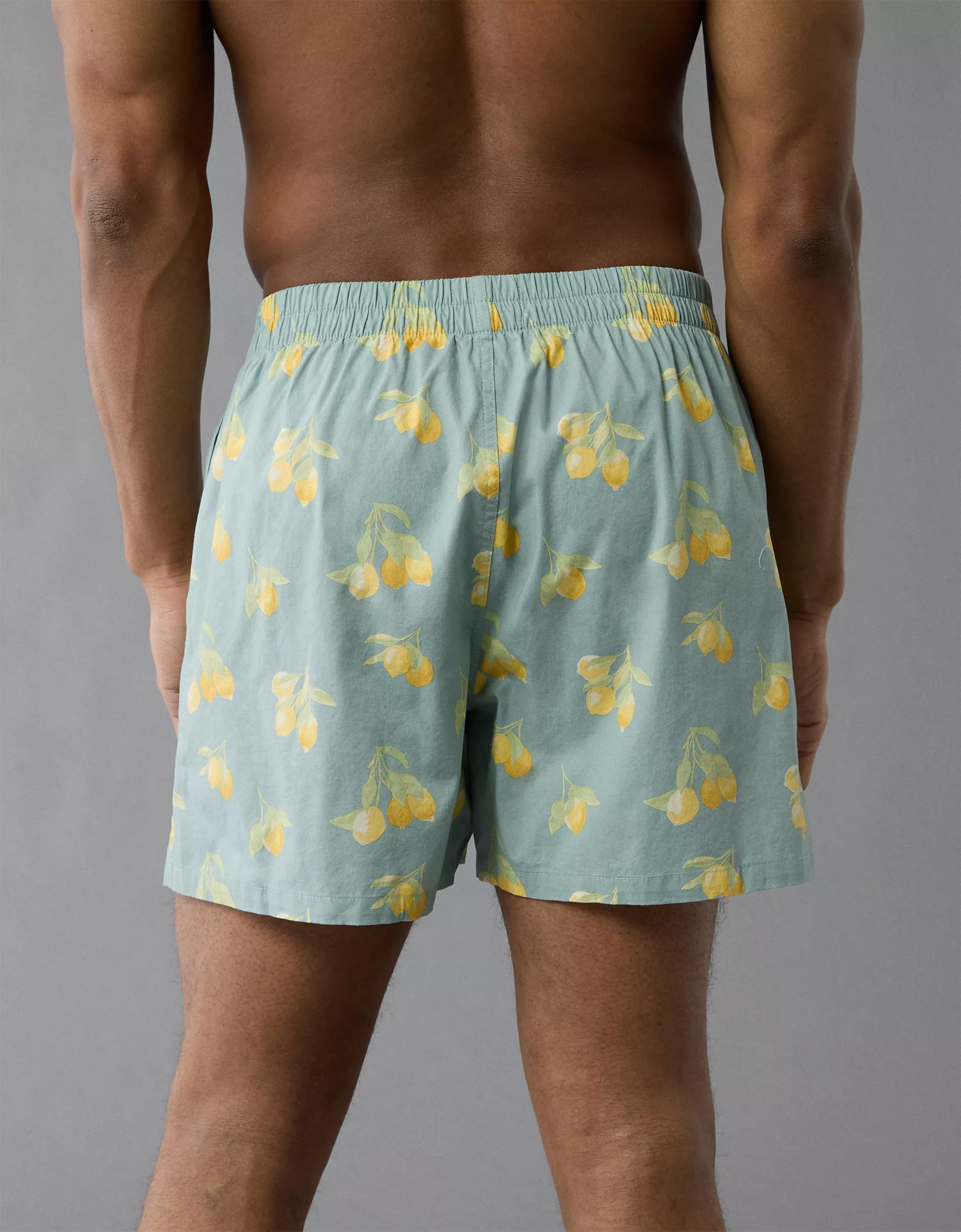 AEO Men's Lemons Poplin Pocket Boxer Short Product Image