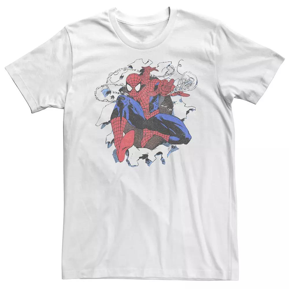 Big & Tall Marvel Spider-Man Retro Breakthrough Portrait Tee, Men's,  Product Image