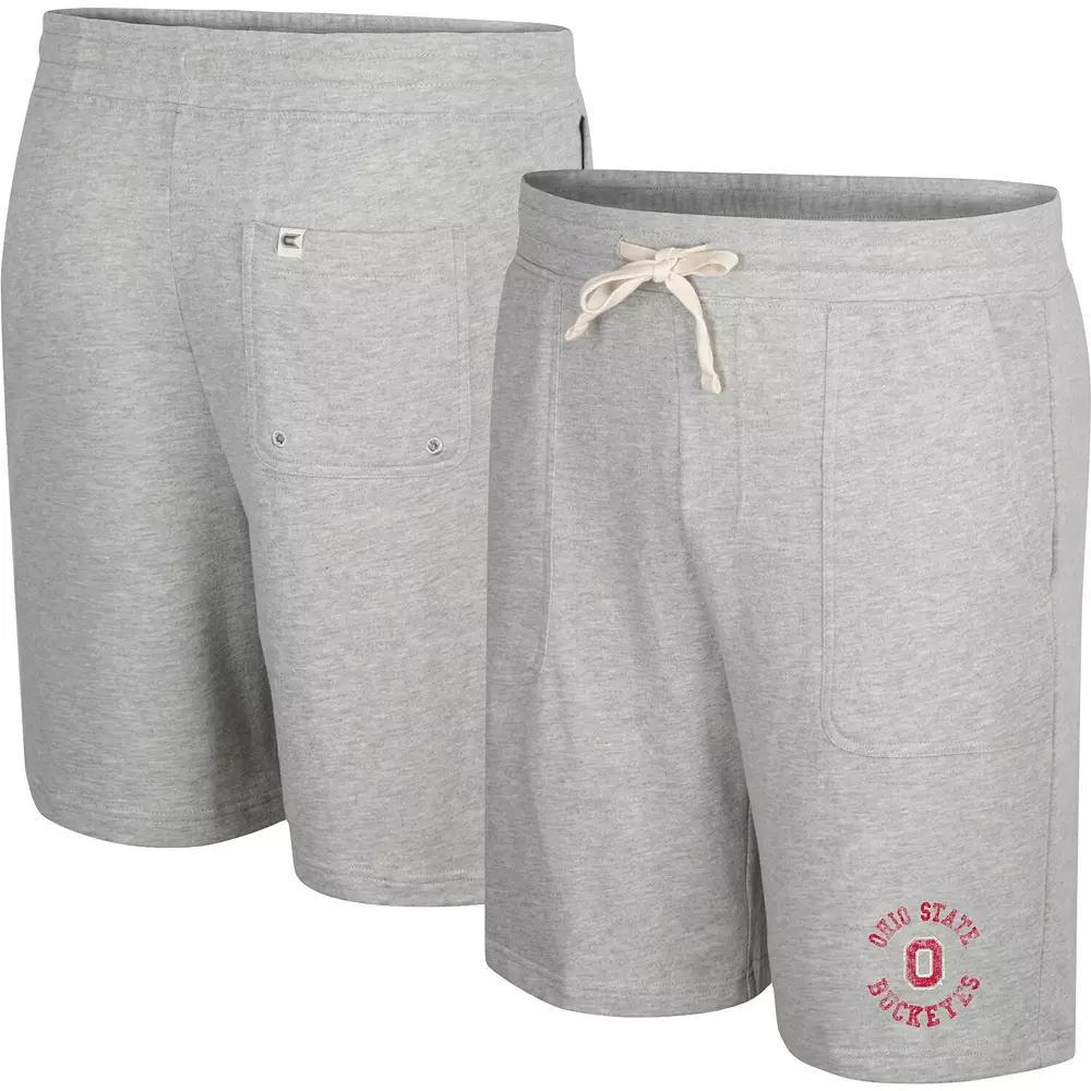 Mens Colosseum Heather Gray LSU Tigers Love To Hear This Terry Shorts Product Image