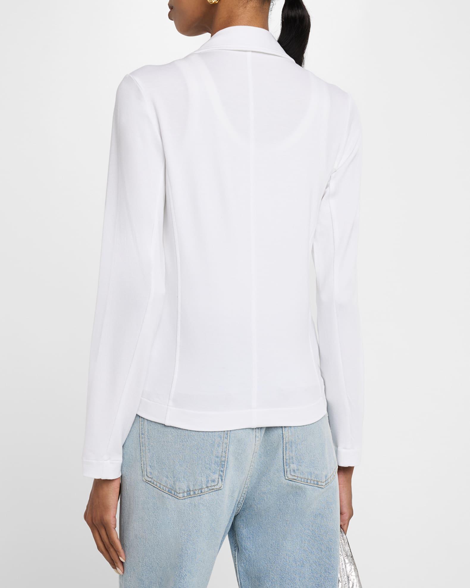 Zip-Front French Terry Moto Jacket Product Image