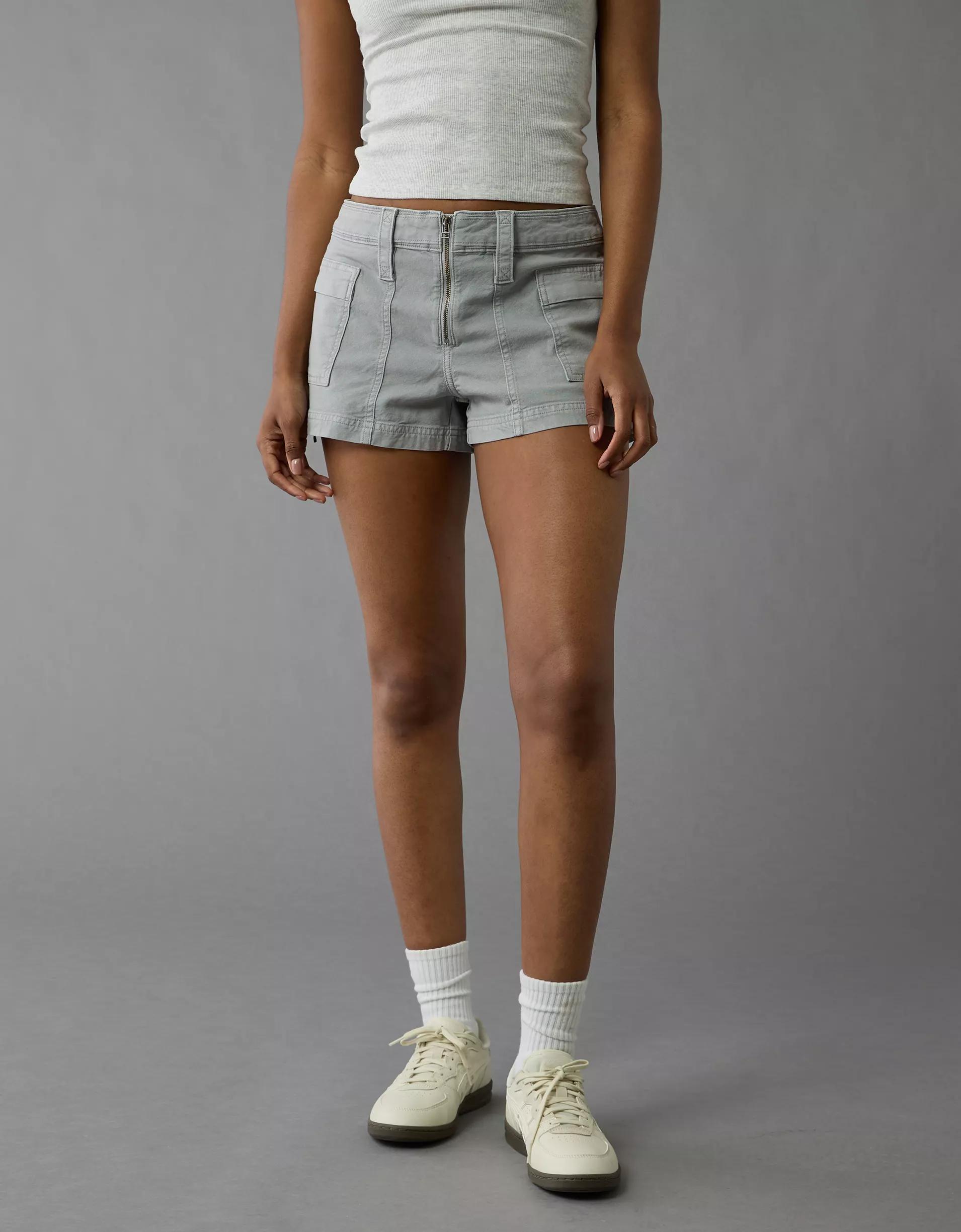 AE Stretch Low-Rise Cargo Short Short Product Image