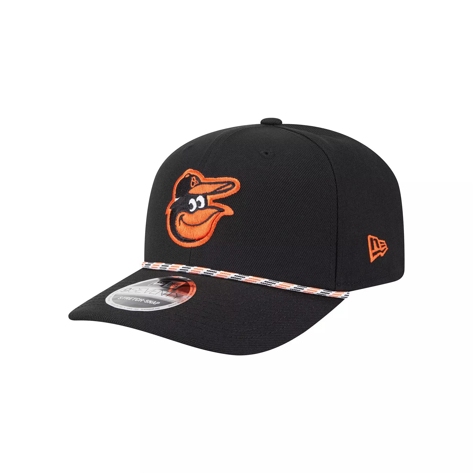 New Era Mens New Era Orioles 9SEVENTY SS Multi Rope Cap - Mens Black/Black Product Image