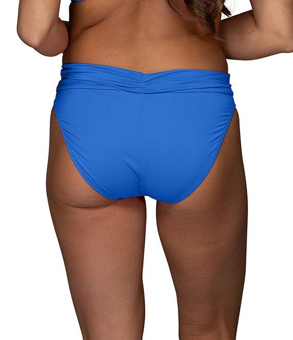 Jantzen Solid Stitch Foldover Hipster Swim Bottom Product Image