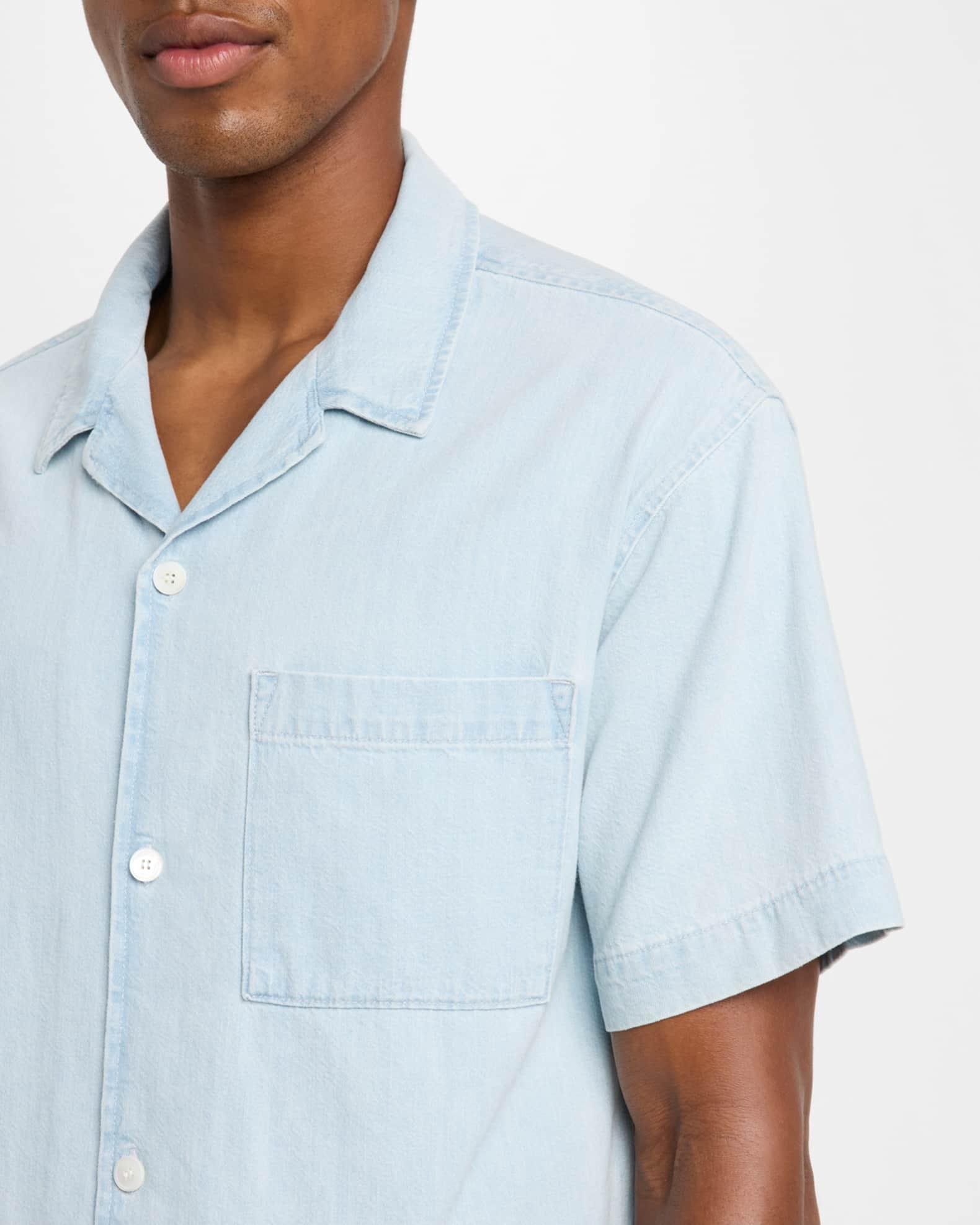 Men's Short-Sleeve Camp Collar Shirt Product Image