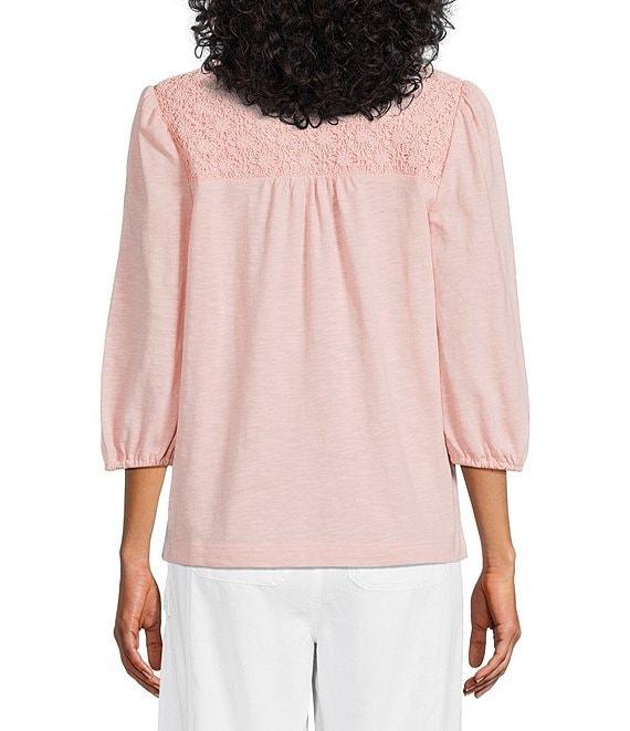 Westbound V-Neck 3/4 Sleeve Top Product Image