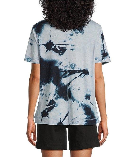 Westbound Shibori Storm Short Sleeve Crew Neck Top Product Image