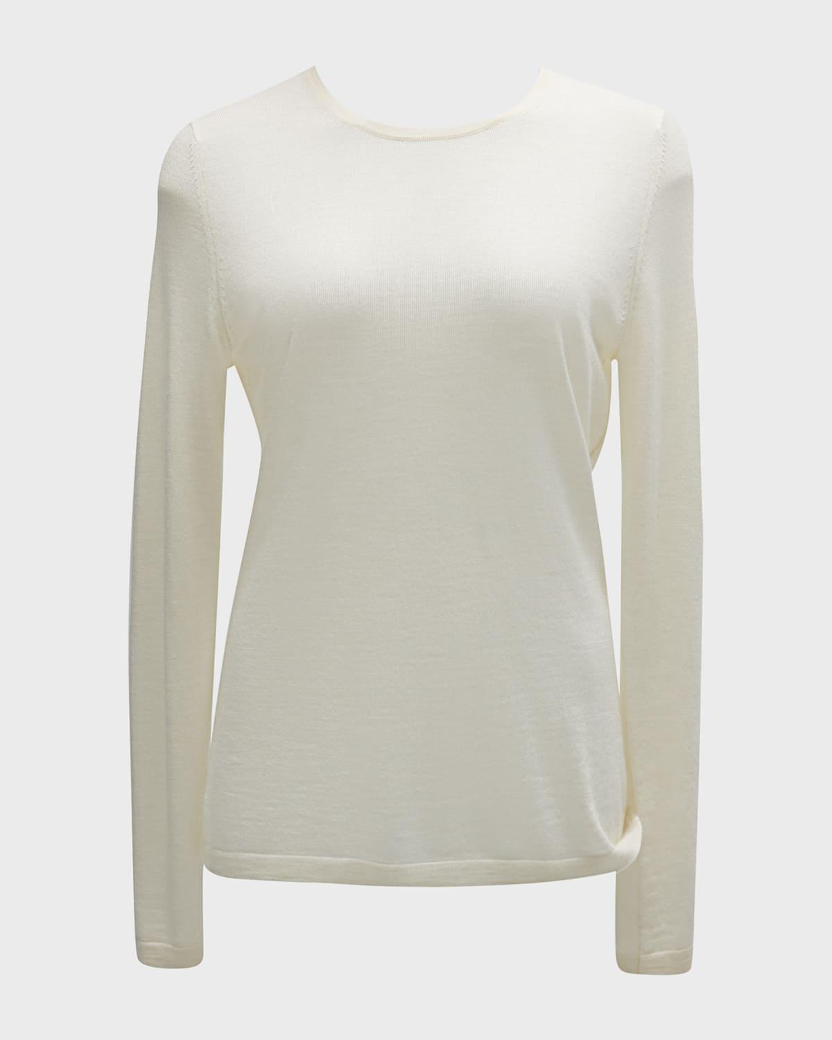 Cashmere Superfine Crewneck Top Product Image
