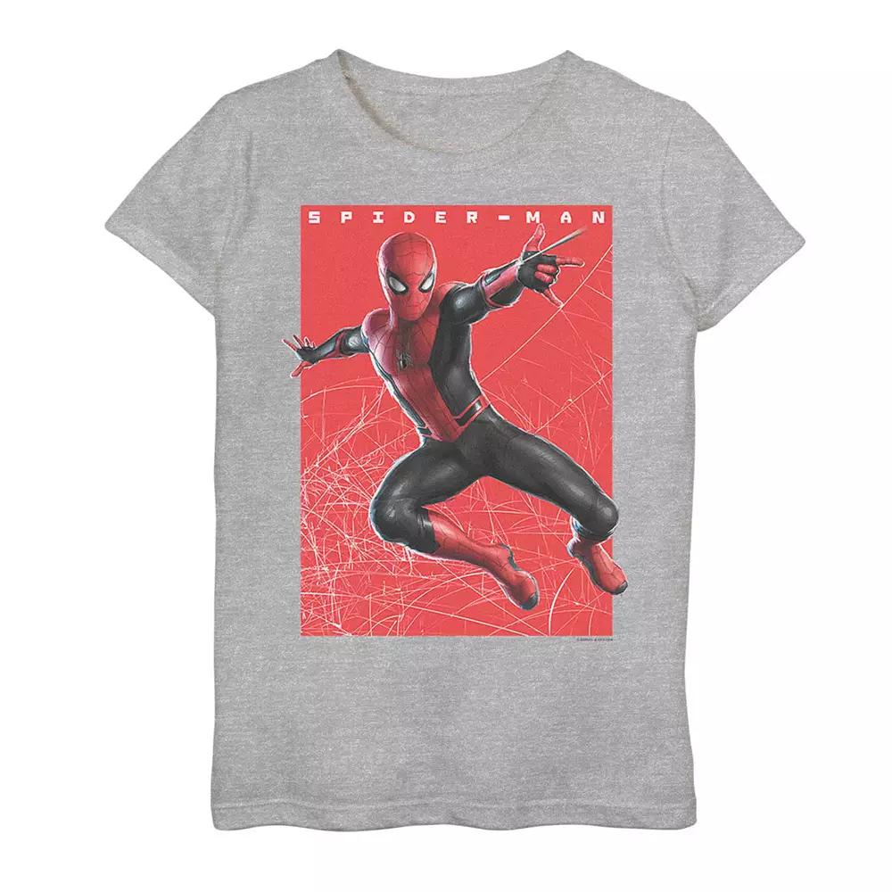 Girls 7-16 Marvel Spider-Man Far From Home Webbed Swing Poster Tee, Girl's,  Product Image
