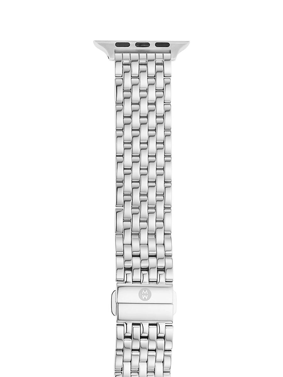 Womens Apple Watch Two-Tone Stainless Steel Bracelet Strap/38/40/41 & 42/44/45/49MM Product Image