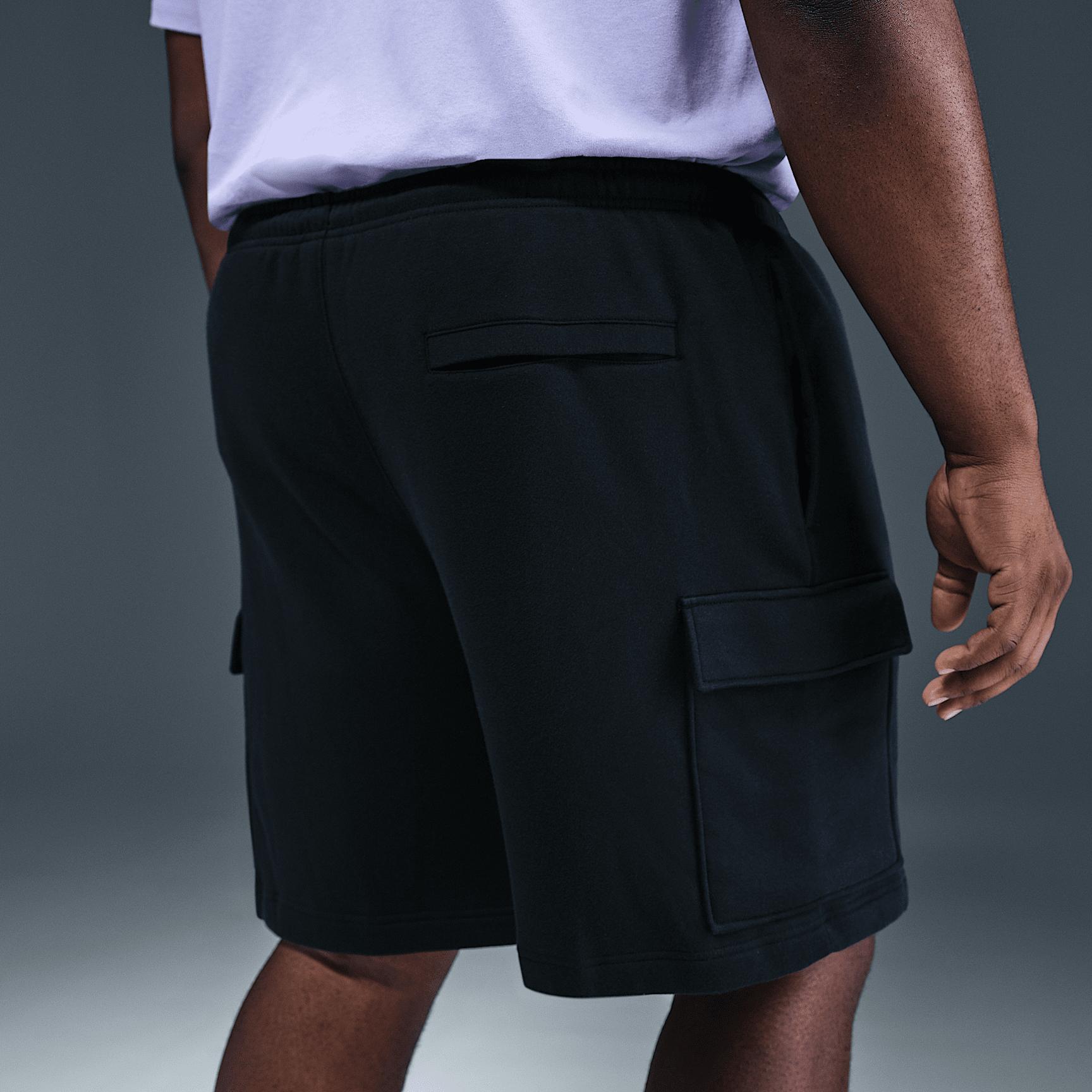 Nike Mens Club Fleece Cargo Shorts | FN3525-010 Product Image