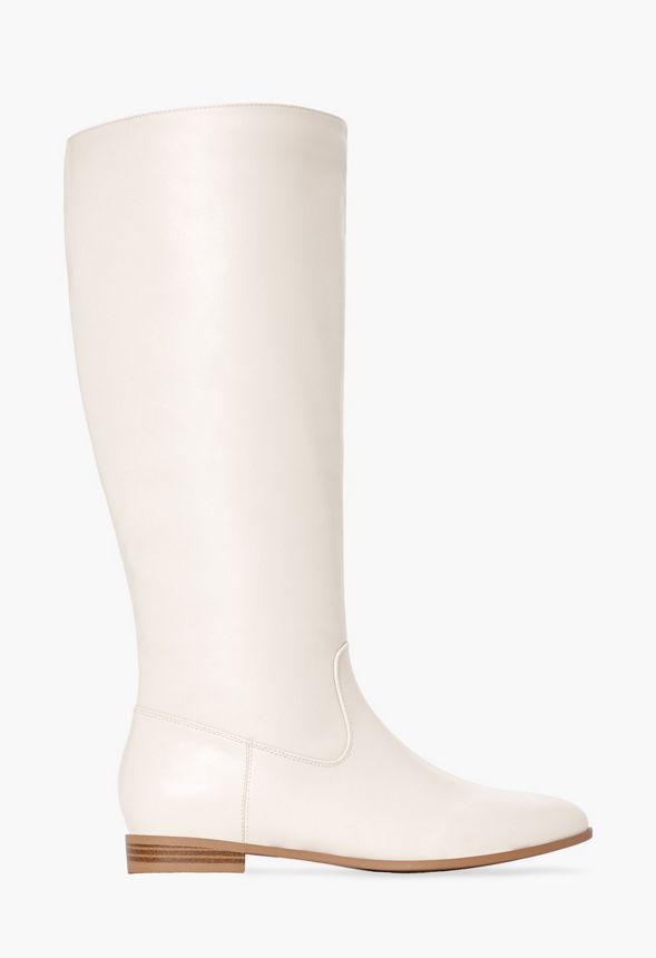 JustFab Margaux Platform Loafer Pump Womens Black/ White Size 8.5 Product Image