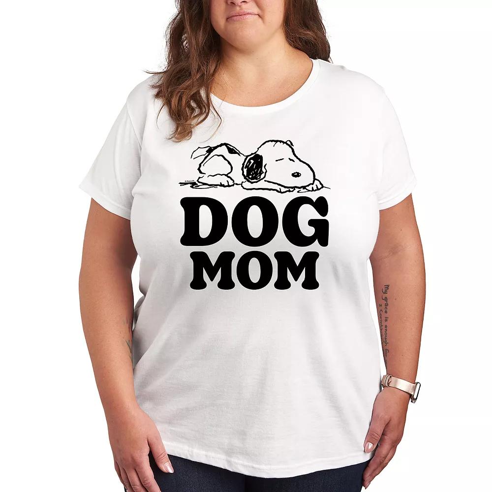 Plus Peanuts Snoopy Dog Mom Graphic Tee, Women's,  Product Image