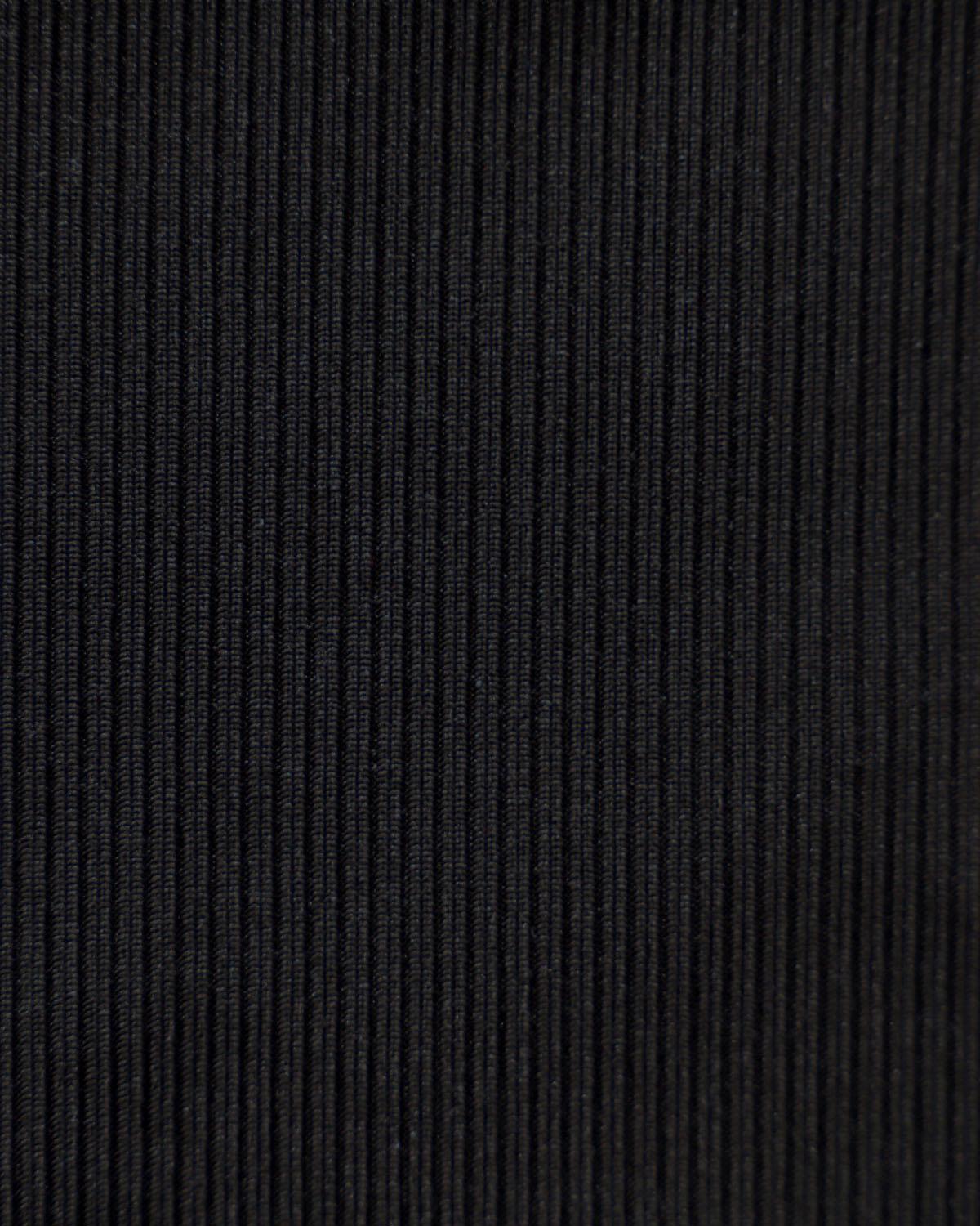 Black Knit Contrast Lace Underwire Bikini Set Product Image