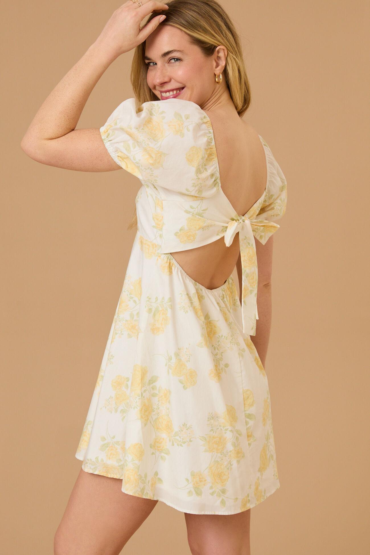 Amanda Floral Mini Dress Product Image