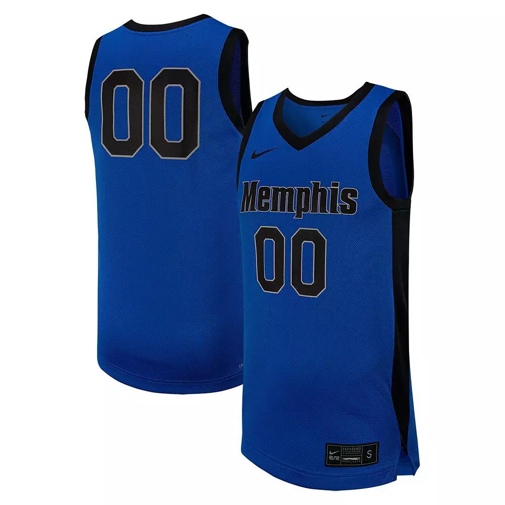 Men's Nike #0 Royal Memphis Tigers Replica Basketball Jersey,  Product Image