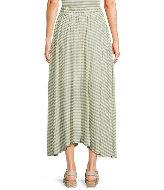 Blu Pepper Striped Coordinating Long Skirt Product Image