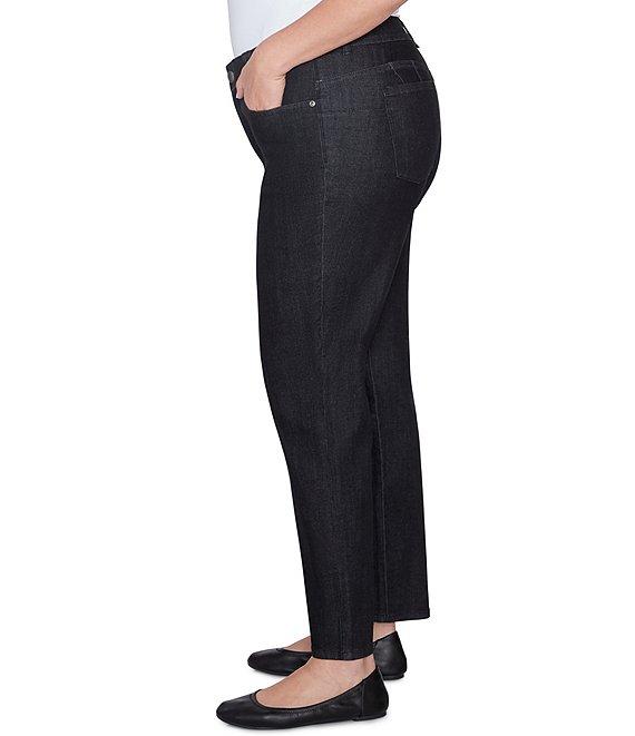 Ruby Rd. Plus Size Soft Denim Pull-On Boot-Cut Jeans Product Image