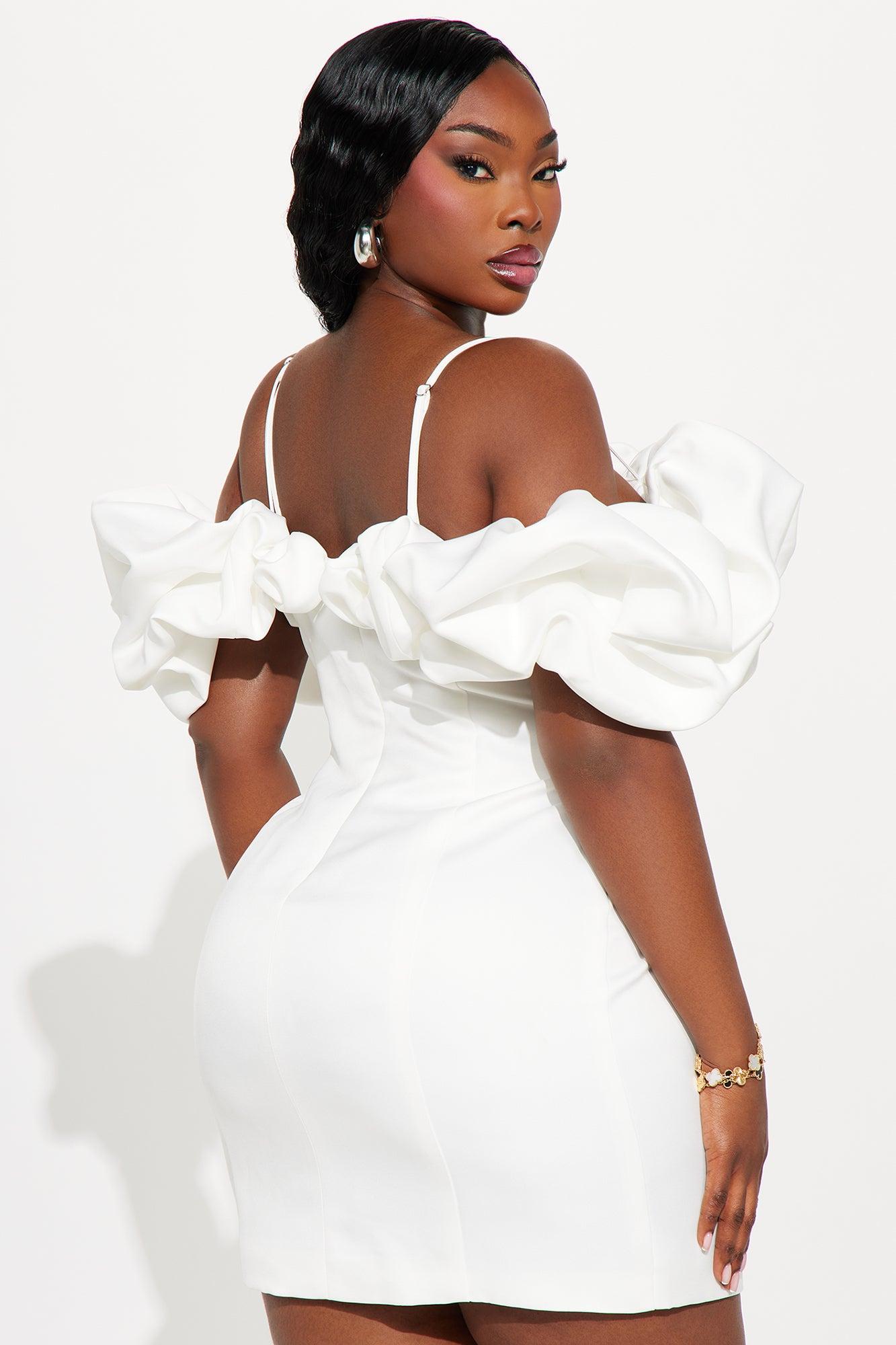 Tall Lola Mini Dress - White Female Product Image