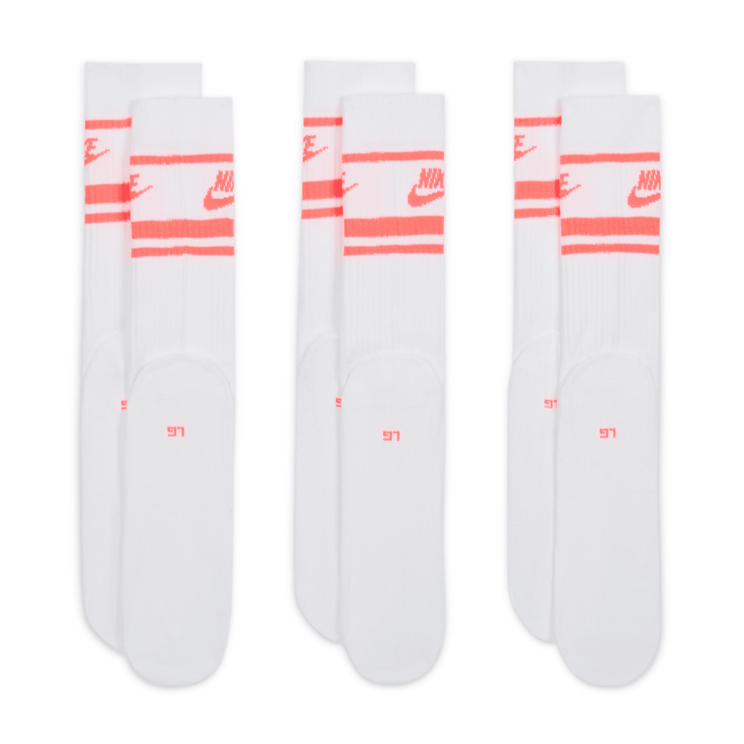 Unisex Nike Sportswear Dri-FIT Everyday Essential Crew Socks (3 Pairs) | DX5089-100 Product Image