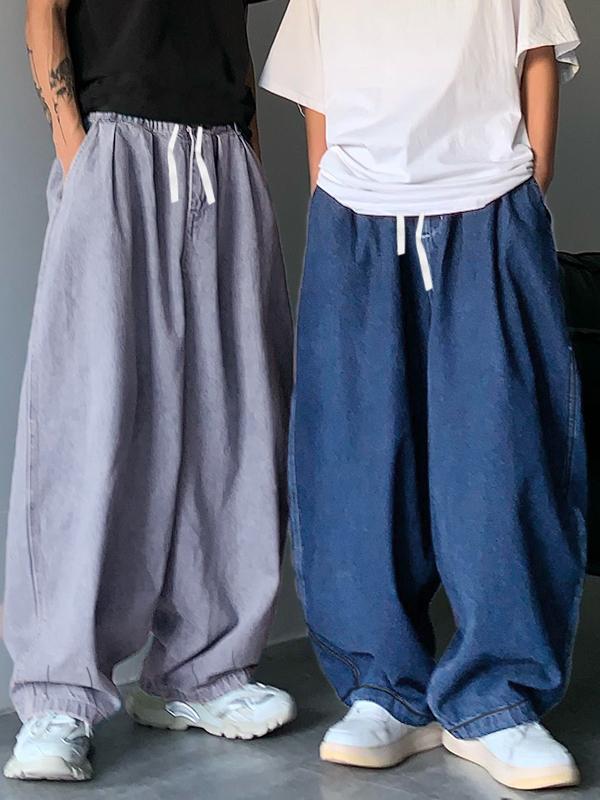 Men's Vintage Skater Loose Jeans Product Image